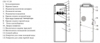 Кулер для води підлоговий CH-V130W 1